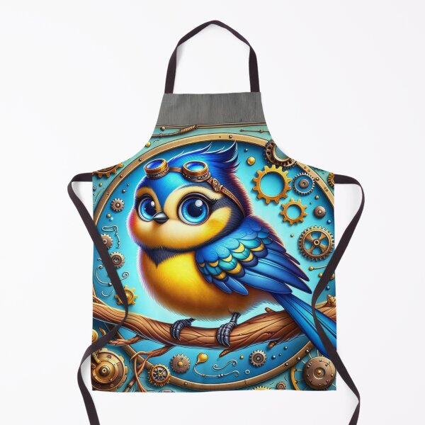Item preview, Steampunk Blue Tit designed and sold by Sillytoe.