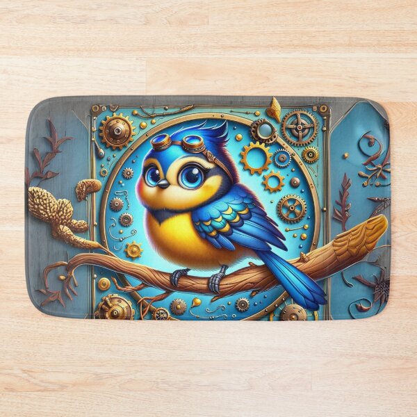 Item preview, Steampunk Blue Tit designed and sold by Sillytoe.