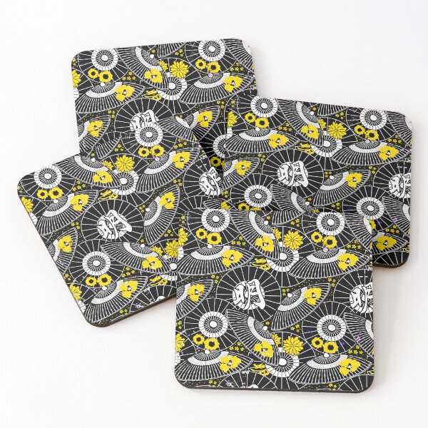 Item preview, Vintage Asian Parasol Pattern With Chic Yellow Flowers designed and sold by DEC02.