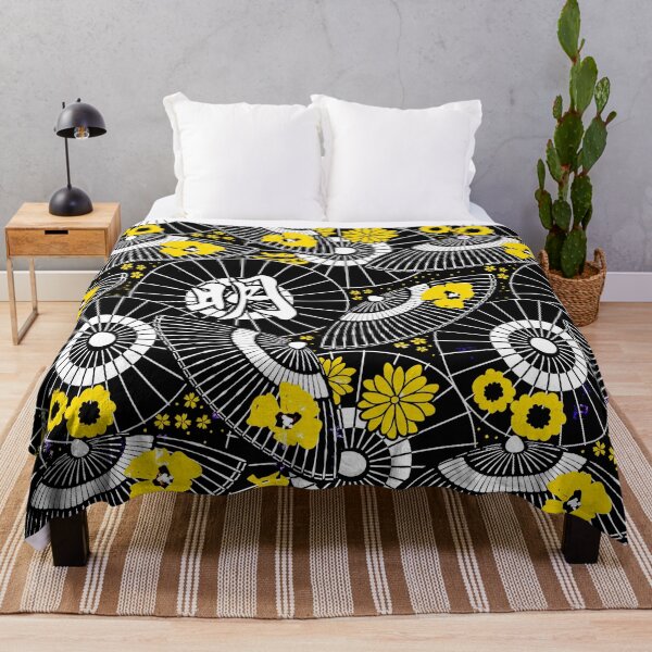 Item preview, Vintage Asian Parasol Pattern With Chic Yellow Flowers designed and sold by DEC02.
