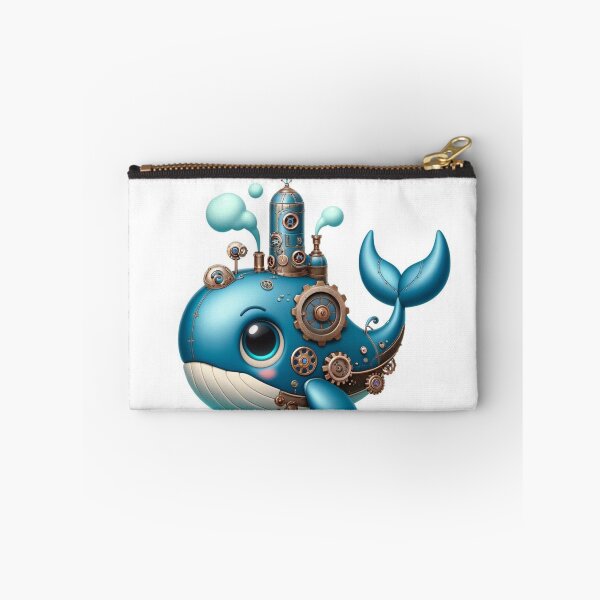 Item preview, Steampunk Blue Whale designed and sold by Sillytoe.