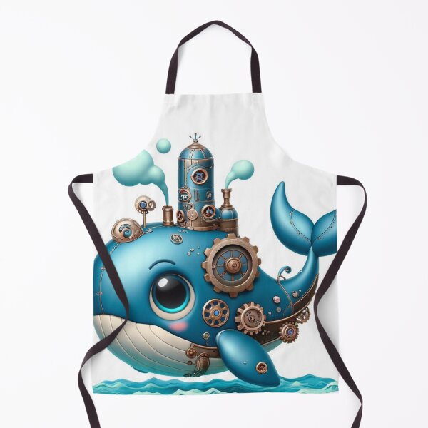 Item preview, Steampunk Blue Whale designed and sold by Sillytoe.