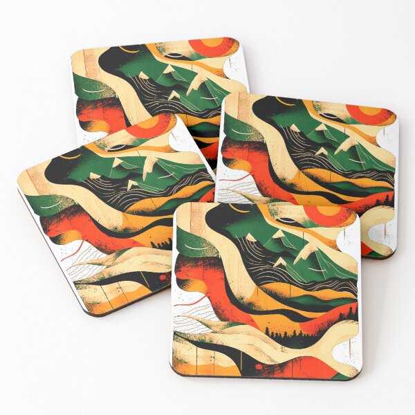 Item preview, Abstract Mod Abstract Art Hiking  designed and sold by AddlPoolart.