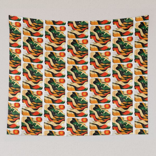 Item preview, Abstract Mod Abstract Art Hiking  designed and sold by AddlPoolart.