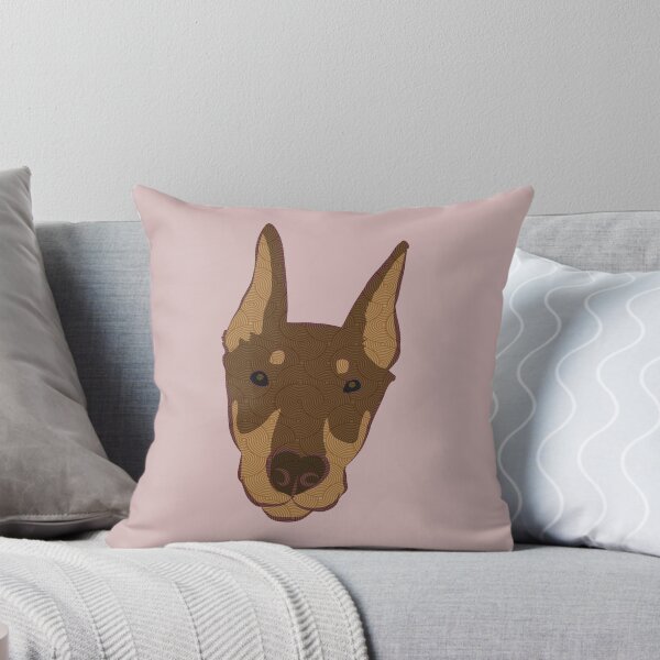 Item preview, Doberman Spiral Design - Brown designed and sold by crcrudy.