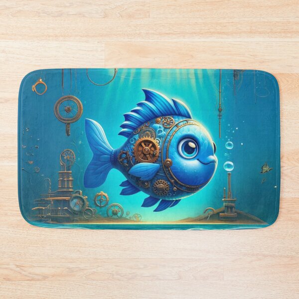 Item preview, Steampunk Bluefish designed and sold by Sillytoe.
