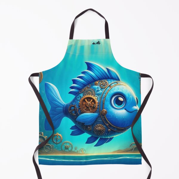 Item preview, Steampunk Bluefish designed and sold by Sillytoe.