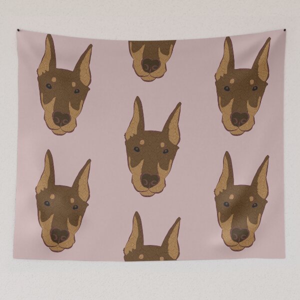 Item preview, Doberman Spiral Design - Brown designed and sold by crcrudy.