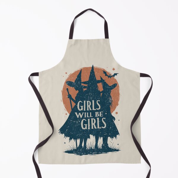 Item preview, Girls Will Be Girls - Cute Funny Halloween Witches designed and sold by Urban-Alien.