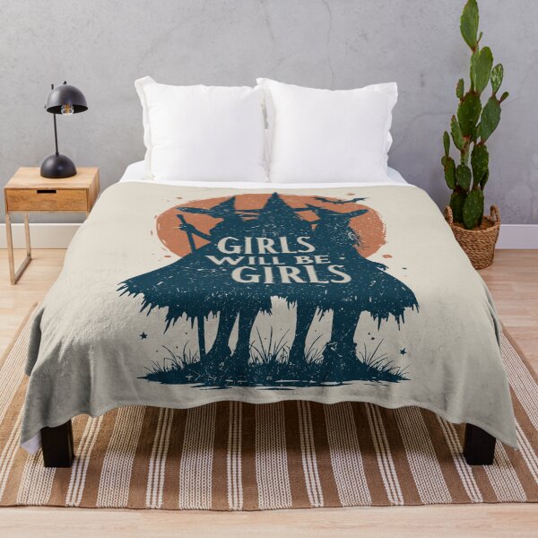 Item preview, Girls Will Be Girls - Cute Funny Halloween Witches designed and sold by Urban-Alien.