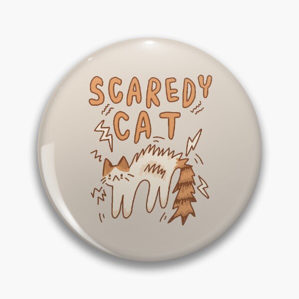 Item preview, Halloween Scaredy Cat Spooky Cute Vintage Retro Design designed and sold by Pets365.