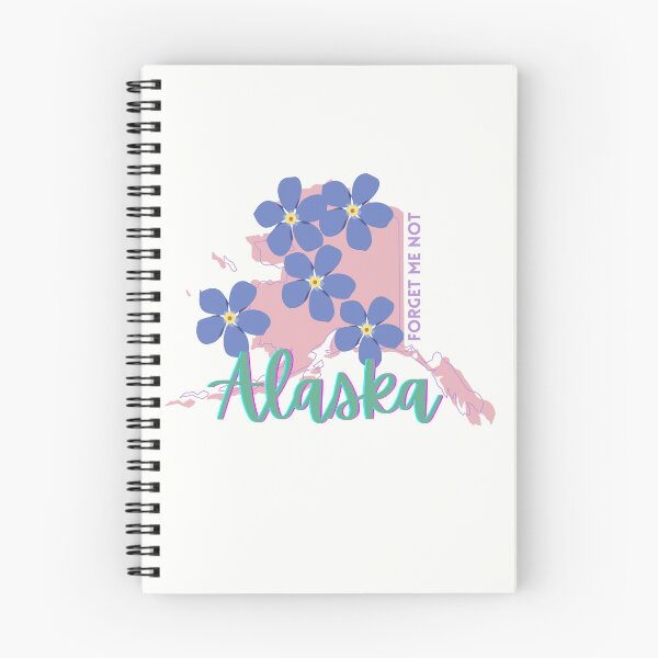 Item preview, Alaska State Forget Me Not Flower T-shirt Sticker designed and sold by ThinkNature!.
