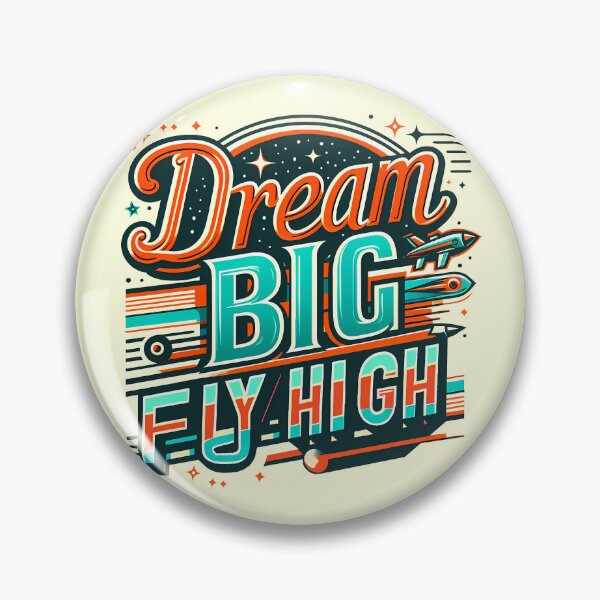 Item preview, Dream Big Fly High, typography designed and sold by maxmaj.