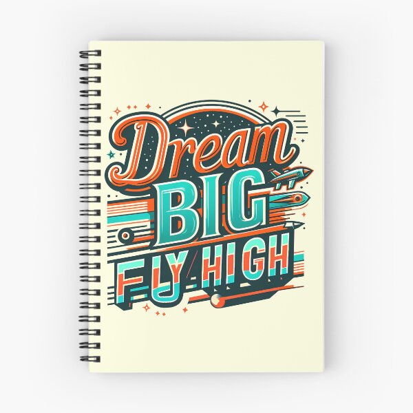 Item preview, Dream Big Fly High, typography designed and sold by maxmaj.