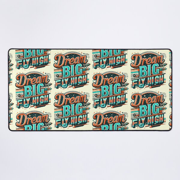 Item preview, Dream Big Fly High, typography designed and sold by maxmaj.