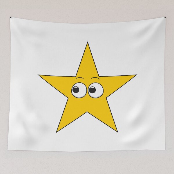 Item preview, SIDE EYE YELLOW STAR, YELLOW STAR WITH EYES designed and sold by larissa-myrie.