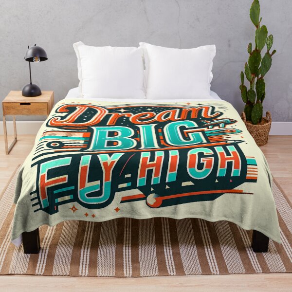 Item preview, Dream Big Fly High, typography designed and sold by maxmaj.