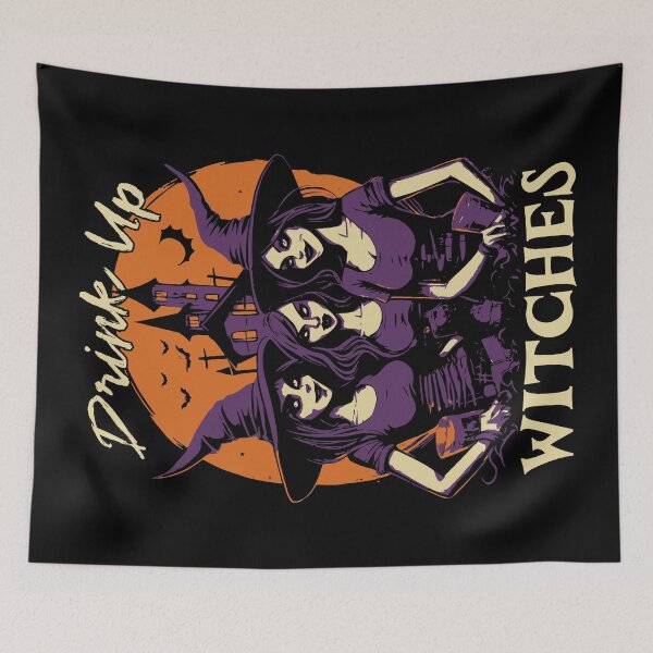 Item preview, Drink Up Witches - Funny Halloween Party designed and sold by Urban-Alien.
