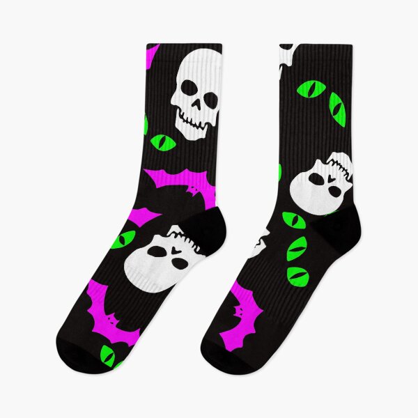 Item preview, Halloween Skulls Bats and Eyes designed and sold by DesignFantazia.