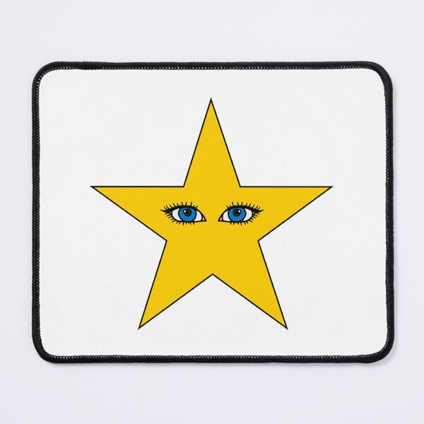 Item preview, STAR, YELLOW STAR WITH BLUE EYES, CUTE YELLOW STAR designed and sold by larissa-myrie.