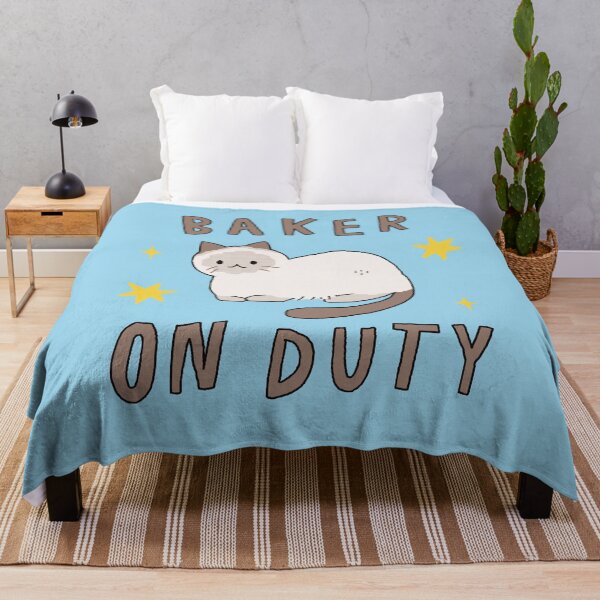 Item preview, Adorable Baker on Duty Bakery Cat with Hand Lettering designed and sold by Pets365.