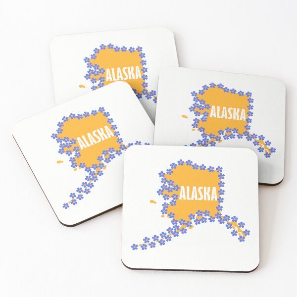 Artikelvorschau, Alaska State Vergissmeinnicht Blumen-T-Shirt Sticker entworfen und verkauft von ThinkNature!.