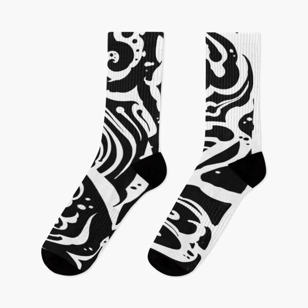 Item preview, Dark tribal suminagashi designed and sold by 7Delamancha.