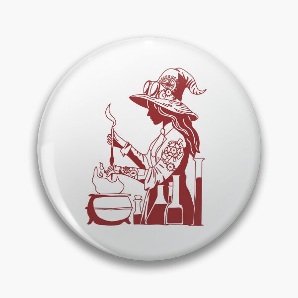 Item preview, Steampunk Chemistry Witch  designed and sold by WalterNarwhal.