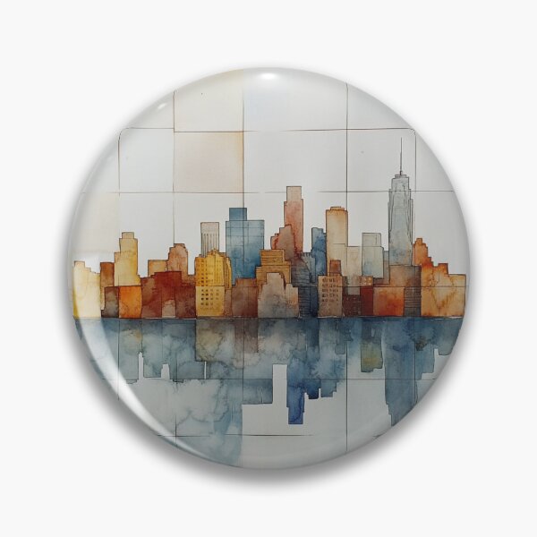 Item preview, City building views designed and sold by mind-coloring.