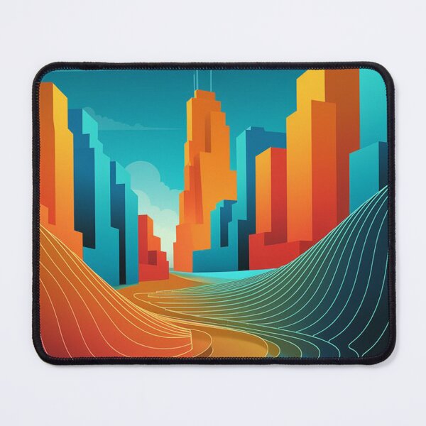 Item preview, surreal cityscape designed and sold by BenZner.