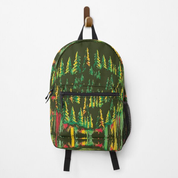 Item preview, Trees Dripping Paint in the Forest designed and sold by Vibezgarden.