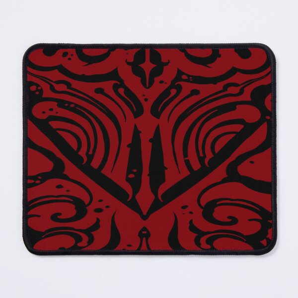Item preview, Dark tribal suminagashi red designed and sold by 7Delamancha.