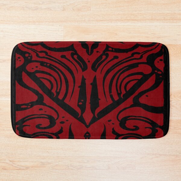 Item preview, Dark tribal suminagashi red designed and sold by 7Delamancha.