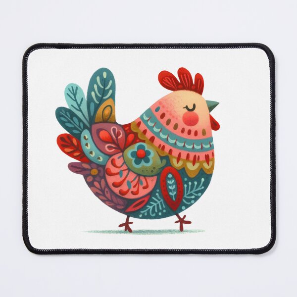 Item preview, Colourful chicken designed and sold by Lupappdesigns.