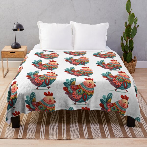 Item preview, Colourful chicken designed and sold by Lupappdesigns.