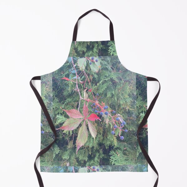 Item preview, Autumn Vine with Berries in front of Evergreens designed and sold by Amanda1775.