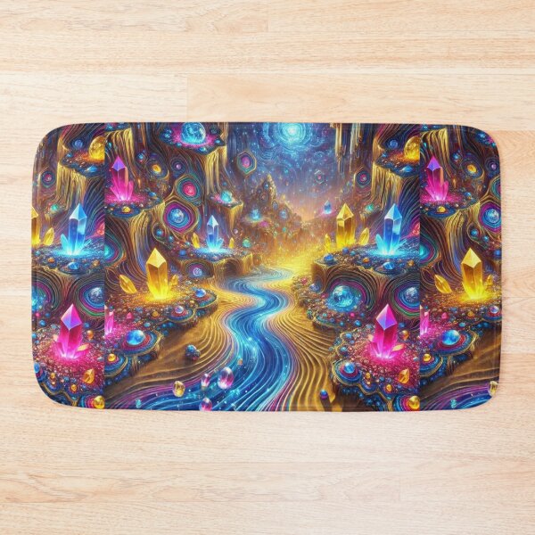 Item preview, "Crystal Caves of Gold – The Infinite Dream Caverns" designed and sold by Meta2Physical.