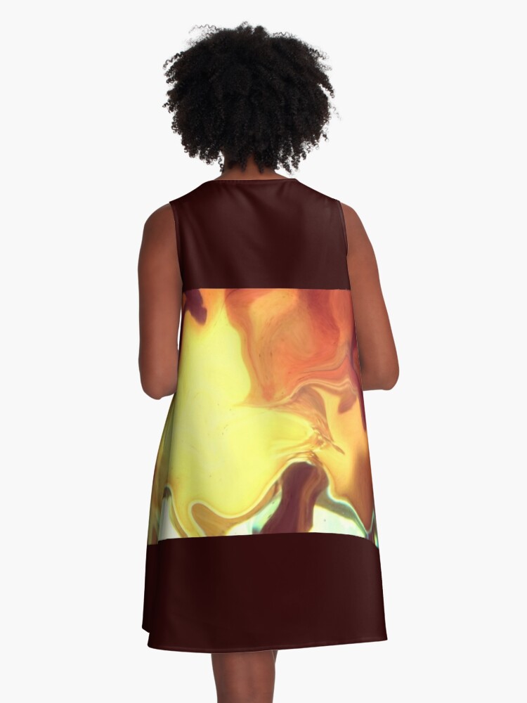 Thumbnail 3 of 4, A-Line Dress, Her Fire Tree designed and sold by kinkatstyle.