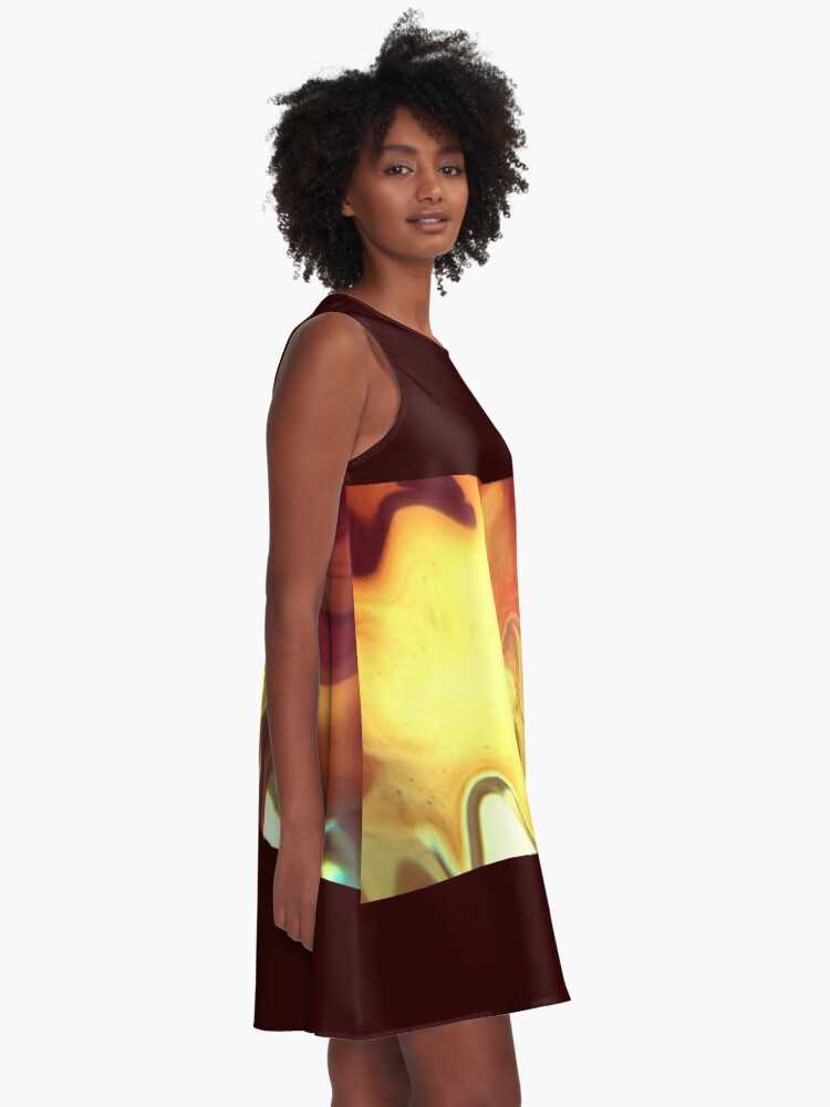 Thumbnail 2 of 4, A-Line Dress, Her Fire Tree designed and sold by kinkatstyle.