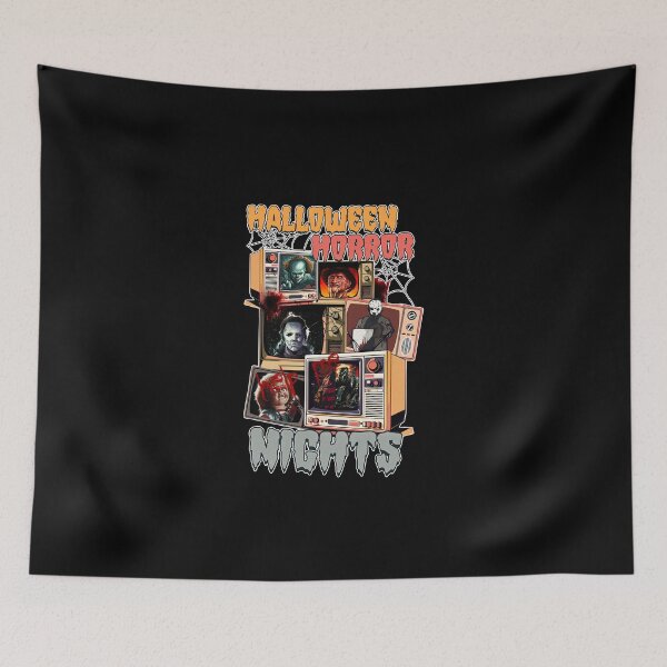 Item preview, Horror Movie Night Halloween horror 90s designed and sold by PontiaGudam.