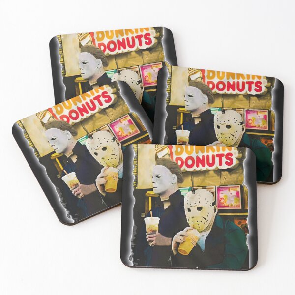 Item preview, Jason Michael Dunkin Donuts Halloween movie meme designed and sold by PontiaGudam.