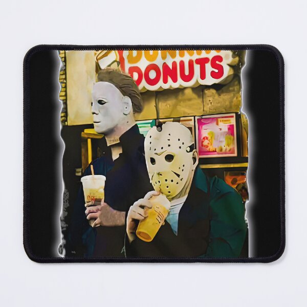 Item preview, Jason Michael Dunkin Donuts Halloween movie meme designed and sold by PontiaGudam.