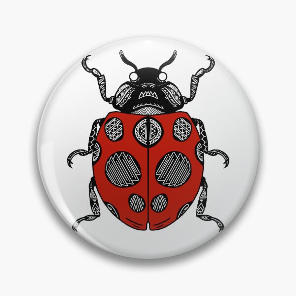 Item preview, Red Tribal Ladybug designed and sold by Steeb757.