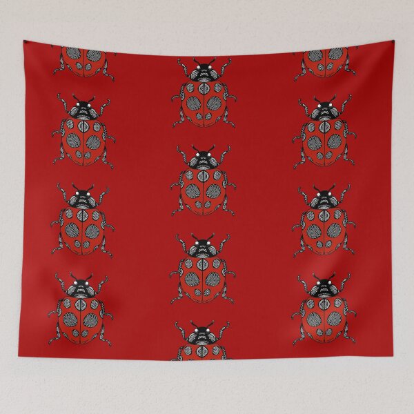 Item preview, Red Tribal Ladybug designed and sold by Steeb757.