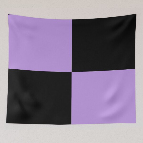Item preview, Quarters - Black and Light Violet designed and sold by JustPatterns2.