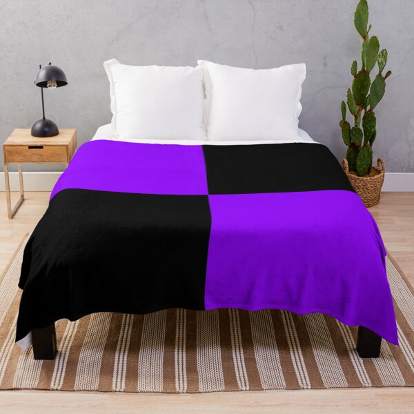 Item preview, Quarters - Black and Violet designed and sold by JustPatterns2.