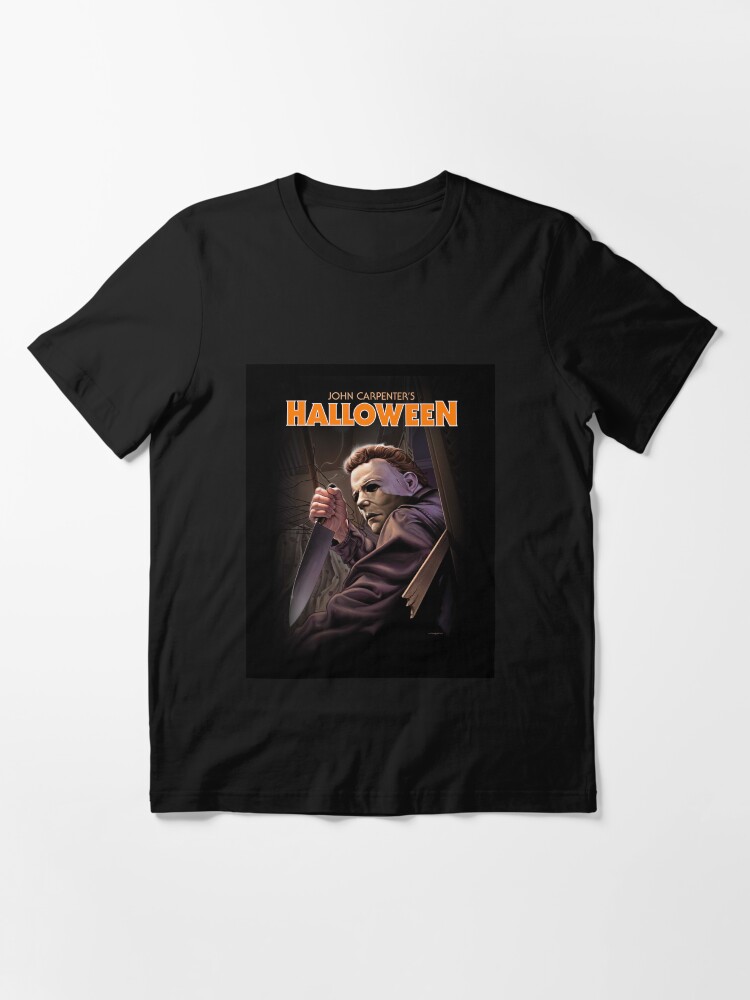 Thumbnail 3 of 7, Essential T-Shirt, Michael Myers 70s horror-- bị remove designed and sold by PontiaGudam.
