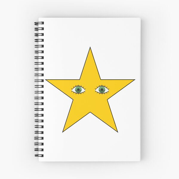 Item preview, STAR, CUTE YELLOW STAR WITH GREEN EYES AND LASHES designed and sold by larissa-myrie.