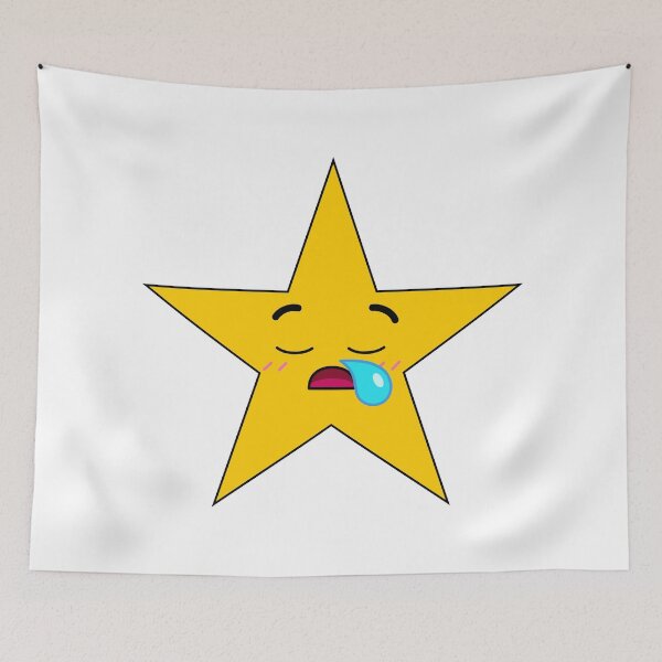 Item preview, STAR, SAD YELLOW STAR WITH A TEAR designed and sold by larissa-myrie.