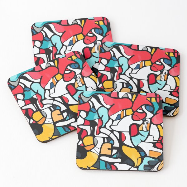Item preview, Street Art Patterns designed and sold by mind-coloring.
